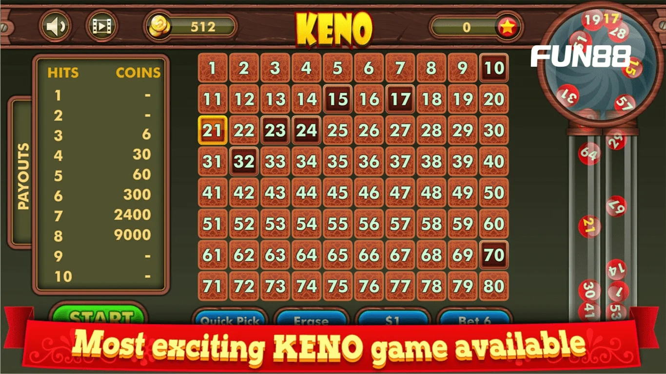 Bạn cần nắm vững quy luật chơi Keno để tăng cơ hội trúng thưởng cao