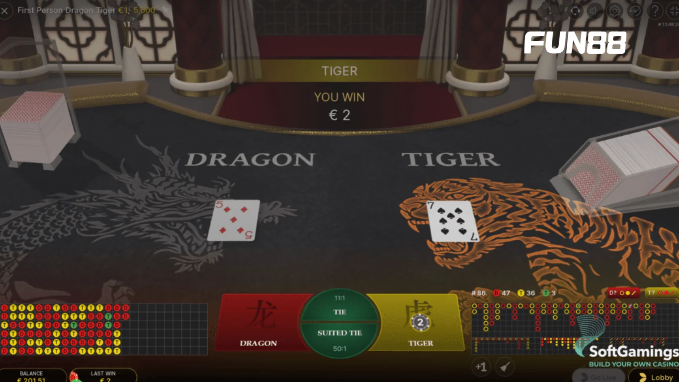 Rồng Hổ là trò chơi có xuất xứ từ Campuchia và sử dụng bộ bài Tây tiêu chuẩn