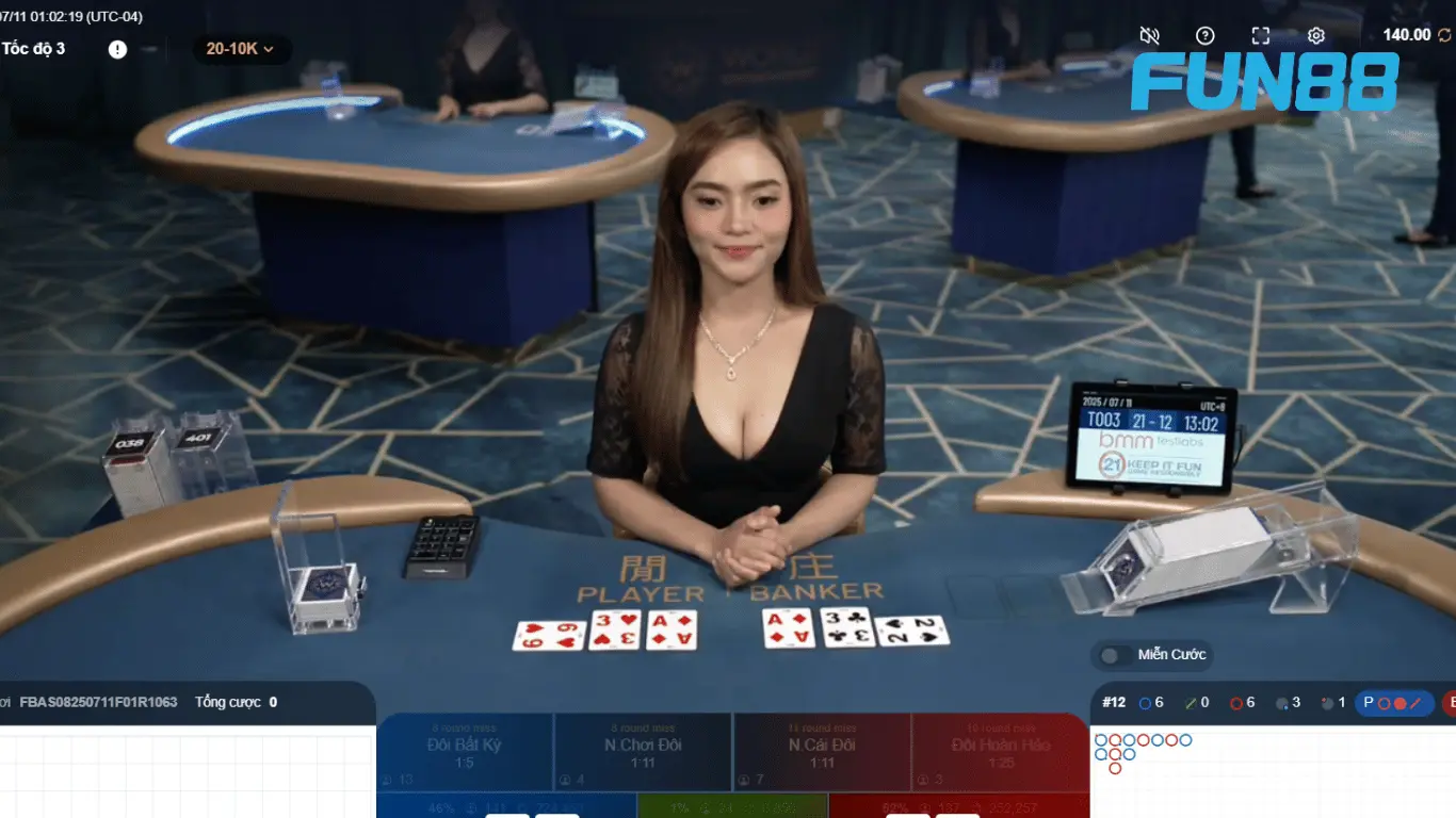 Game Baccarat Tốc Độ tại FUN88