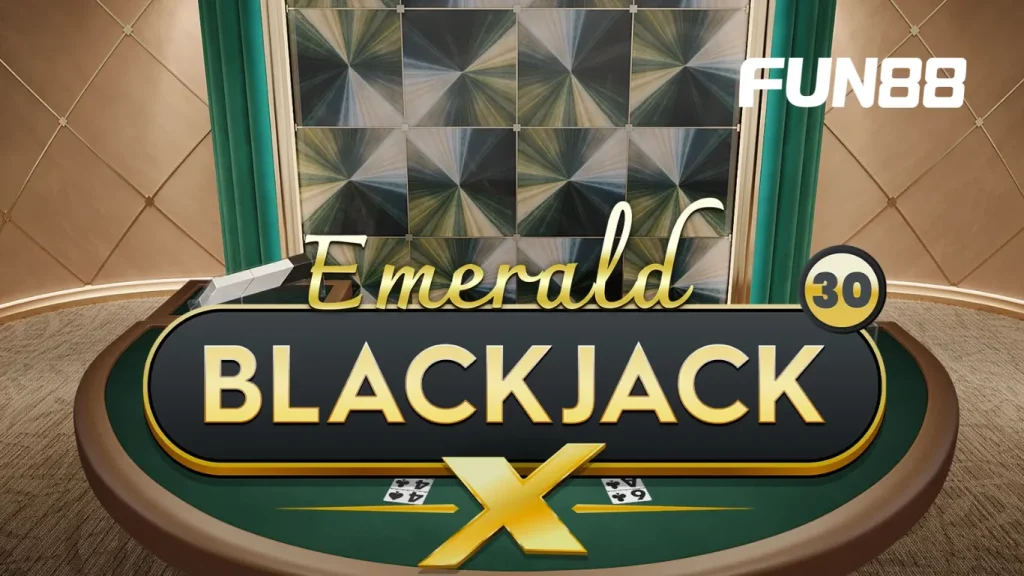 Blackjack X - Emerald từ Pragmatic Play mang màu sắc của sự sang trọng