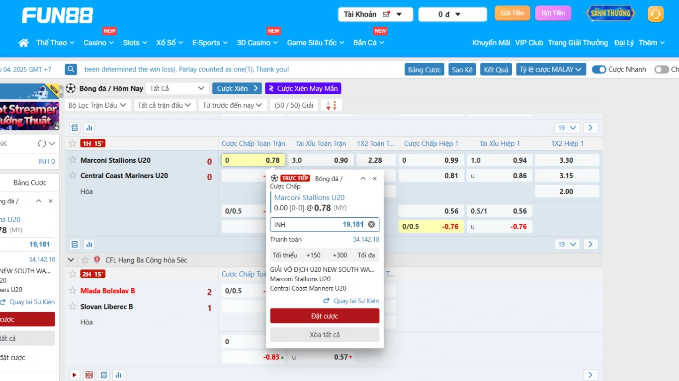 Các phương pháp cá cược Handicap hữu hiệu