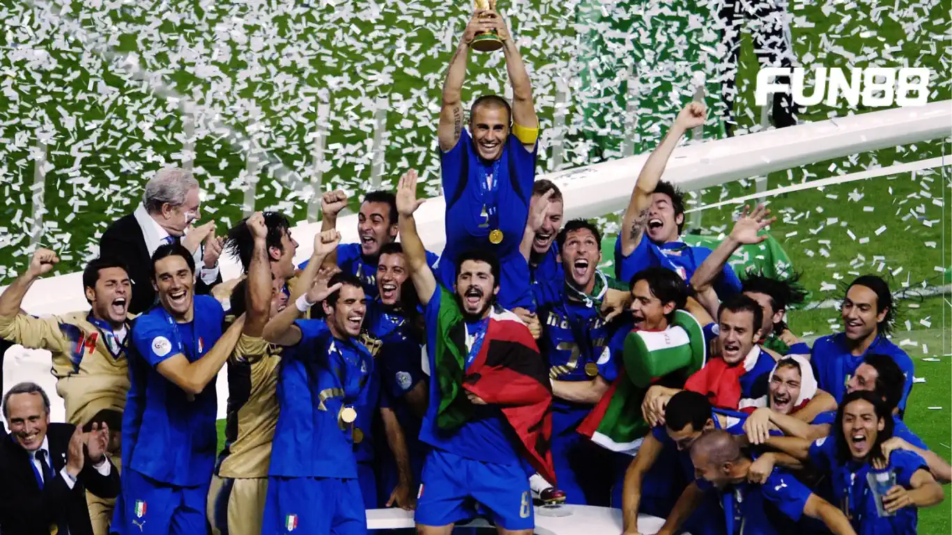 Top 5 đội tuyển vô địch World Cup nhiều nhất gọi tên Ý